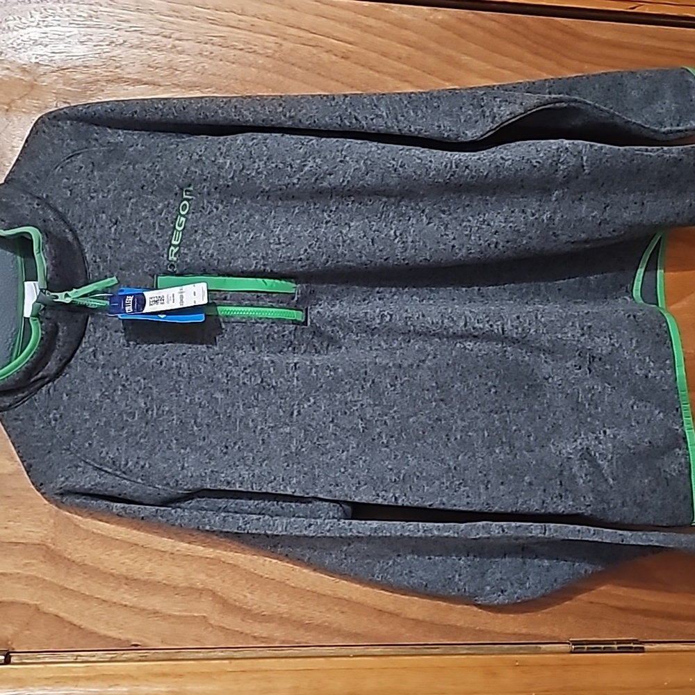 Columbia Oregon Duck Zip Up Sweater Fleece XL